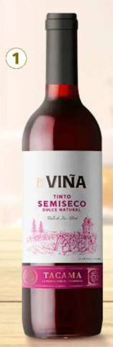 Metro Vino Tacama Blanco Semi Dulce bot. x 750 ml oferta