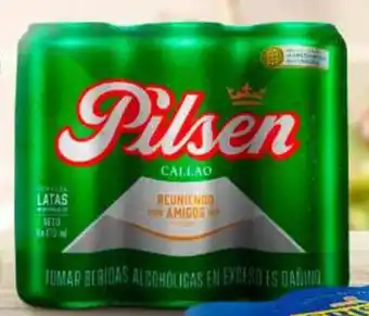 Metro Cerveza Pilsen Callao pack x 6 latas 473 ml c/u oferta