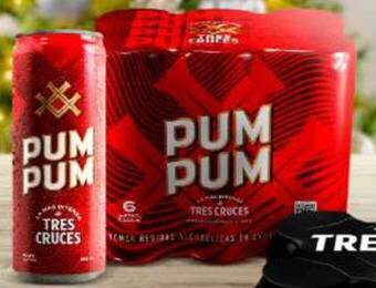 Metro Cerveza de Maiz Pum Pum Tres Cruces pack x 6 latas 355 ml c/u oferta