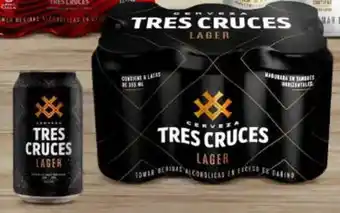 Metro Cerveza Tres Cruces pack x 6 latas 355 ml c/u oferta
