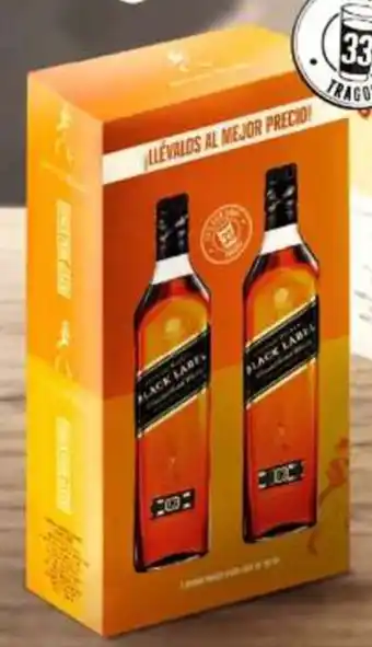 Metro Twopack Whisky Johnnie Walker Black bot. x 750 ml oferta