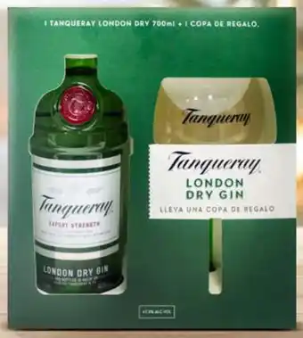 Metro Pack Gin Tanqueray London + Copa de Vidrio x 700 ml oferta