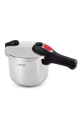 Tiendas EFE Olla a presión de acero inoxidable de 8lt record pressure plus oferta
