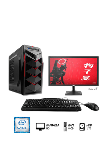 Tiendas EFE Desktop intel core i5 3.2 ghz monitor 19"; hd ram 8gb disco 1tb oferta