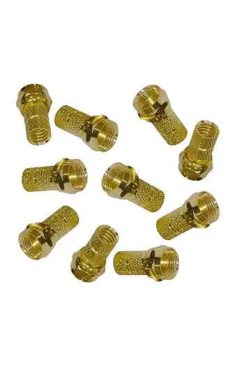 Tiendas EFE Conector atornillable rg-6 gold x 10 oferta