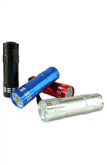 Tiendas EFE Pack 4 linternas 9 led de bolsillo oferta