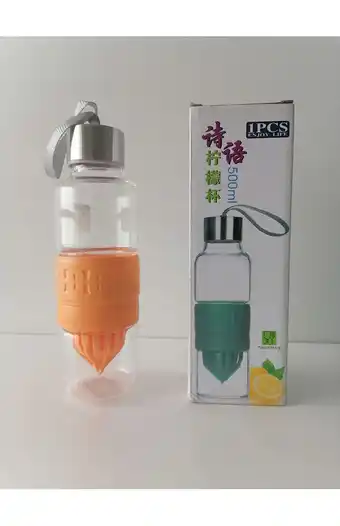 Tiendas EFE Tomatodo con exprimidor de citricos de 550 ml naranja oferta
