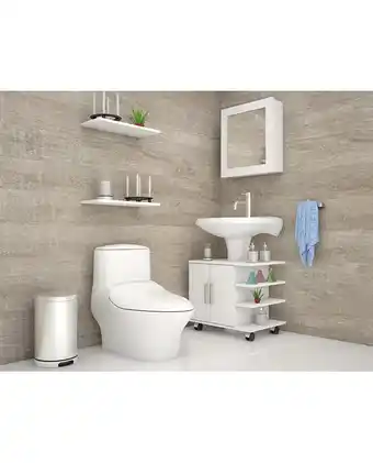 Tiendas EFE Combo tuhome botiquin bath 47-b + optimizadores lavamanos 55 - blanco oferta