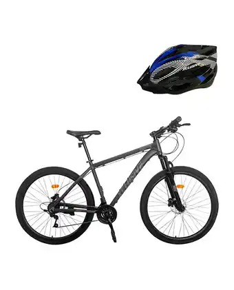Tiendas EFE Bicicleta xclusive aro 29 gg + casco mtb azul l oferta