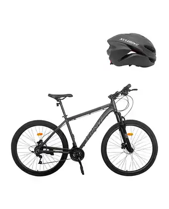 Tiendas EFE Bicicleta xclusive aro 29 gg + casco mtb rojo l oferta