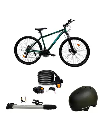 Tiendas EFE Bicicleta xclusive hobersent aro 27, casco urbano m, inflador, cadena oferta