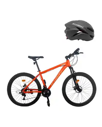 Tiendas EFE Bicicleta xclusive aro 27.5 nn + casco mtb rojo m oferta
