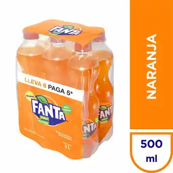 Tottus Gaseosa fanta naranja bot 500ml oferta