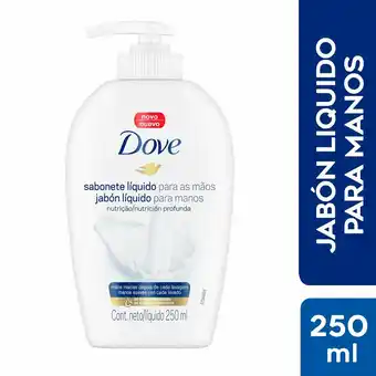 Tottus Jab liq dove manos beauty cream wash bot x 250ml oferta