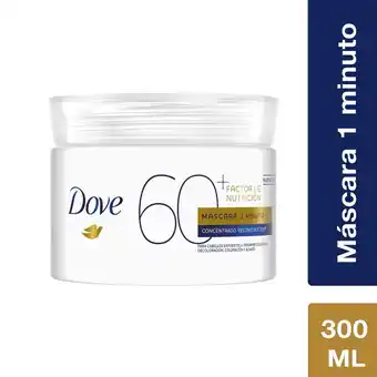 Tottus Mascarilla dove 1 minuto factor nutriciã“n 60 oferta