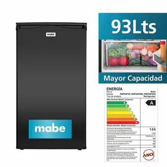 Tottus Frigobar 93lt rack para botellas negro - rmf04pv0 oferta