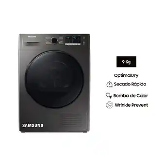 Tottus Secadora 9 kg optimaldry negra cl oferta