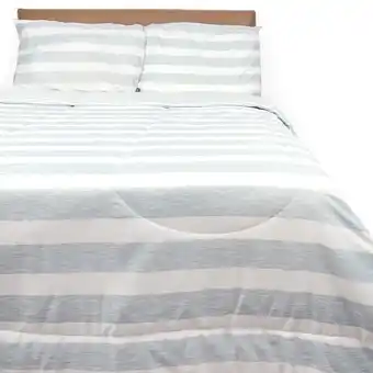 Tottus Cubrecama estampado 1.5 pz ray gris oferta