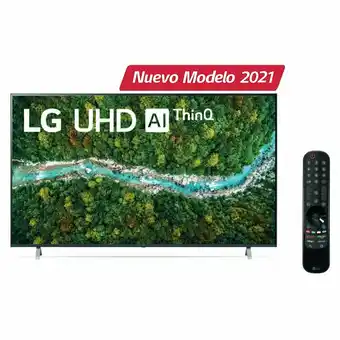 Tottus Tv lg uhd 50" 4k thinq ai 50up7750psb (2021) oferta