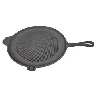 Tottus Sartén parrillera de hierro fundido oferta