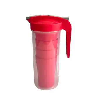 Tottus Jgo 5pz jarra plastica+4 vasos pu rojo oferta