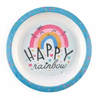 Tottus Plato 22 cm nina arcoiris oferta