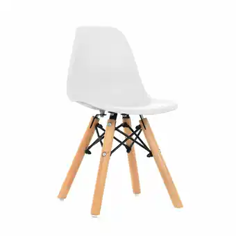 Tottus Silla fija para niños eames blanca oferta