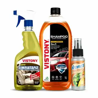 Tottus Limpia tapiz 650ml+shampoo 1l+aroma 59ml oferta