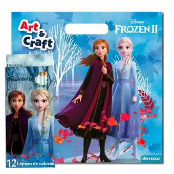Tottus Art y craft a4 artesco colores frozen 12 und oferta