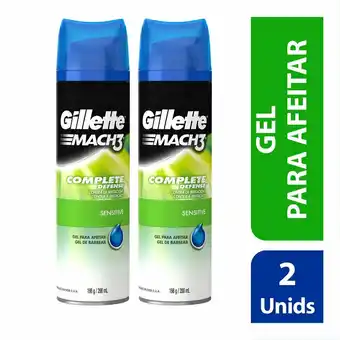 Tottus Gel de afeitar mach3 sensitive oferta