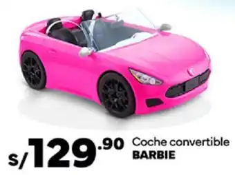 Plaza Vea BARBIE Coche convertible oferta