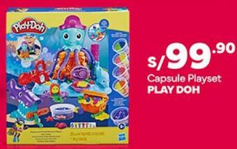 Plaza Vea PLAY DOH Capsule Playset oferta