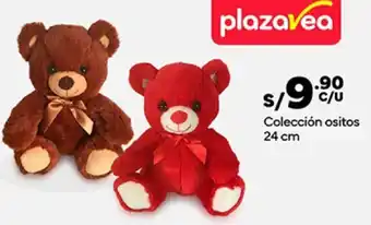Plaza Vea Colección ositos 24 cm oferta