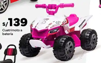 Plaza Vea Cuatrimoto a batería oferta