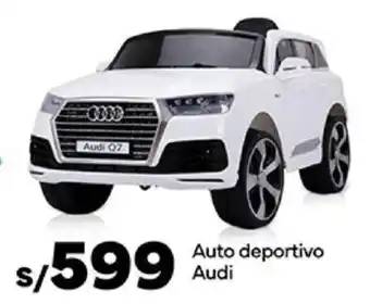 Plaza Vea Auto deportivo Audi oferta