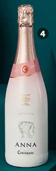 Plaza Vea Espumante CODORNÍU ANNA Rosé / Brut btx 750 ml oferta