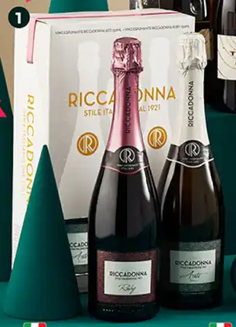 Plaza Vea Espumante RICCADONNA Asti + Ruby pk x 2 btx 750 ml oferta