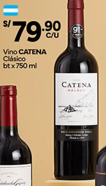 Plaza Vea Vino CATENA Clásico btx 750 ml oferta