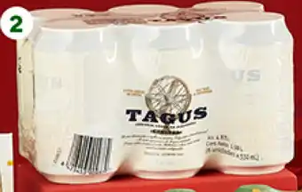 Plaza Vea Cerveza TAGUS pk x 6 lax 330 ml oferta