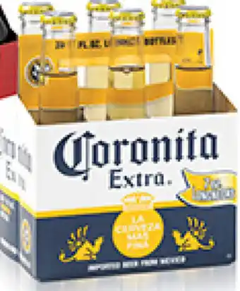 Plaza Vea Cerveza CORONA Mini Extra pkx 6 btx 210 ml oferta