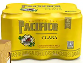 Plaza Vea Cerveza PACÍFICO pk x 6 lax 355 ml oferta