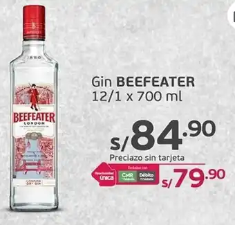 Tottus Gin BEEFEATER 12/1 x 700 ml oferta