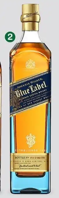 Tottus Whisky JOHNNIE WALKER Blue Label x 750 ml oferta