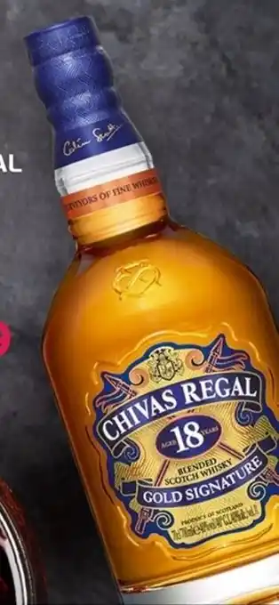 Tottus Whisky CHIVAS REGAL 18 años bt x 700 ml oferta