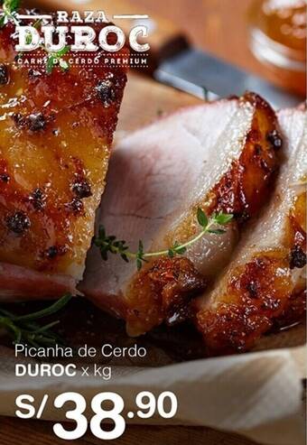 Tottus Picanha de Cerdo DUROC x kg oferta