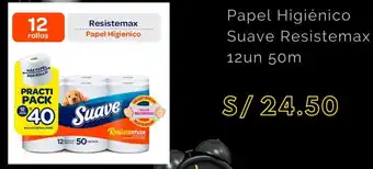 Metro Papel Higiénico Suave Resistemax 12 un 50m oferta
