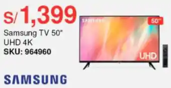 Metro Samsung TV 50" UHD 4K oferta