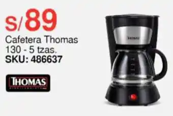 Metro Cafetera Thomas 130 5 tzas oferta