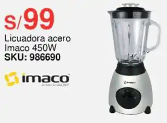Metro imaco Licuadora acero Imaco 450W oferta