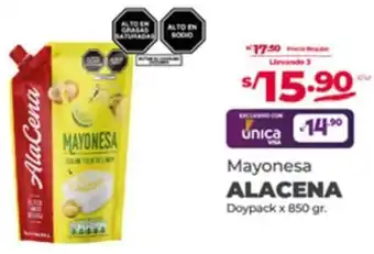 Vega Mayonesa ALACENA Doypack x 850 gr. oferta